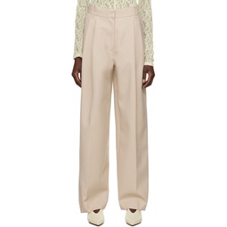 Beige Rhett Trousers 241998F087010