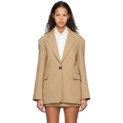 Tan Sterling Blazer 231998F057010