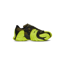 Black   Yellow Tormenta Sneakers 241552M237003