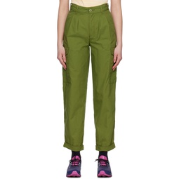 Green Collins Trousers 231111F087036