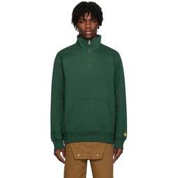 Green Chase Sweater 232111M202027
