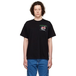 Black Organic Cotton T Shirt 221111M213111