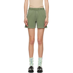 Green Duster Shorts 241111F088011
