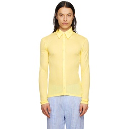 Yellow Buttoned Shirt 231553M192067