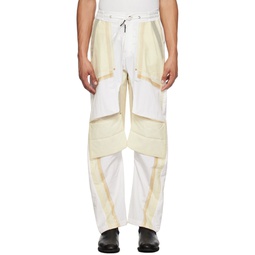 White Crustacean Trousers 232177M191001