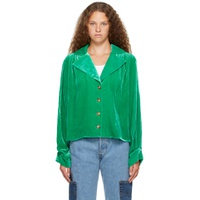 Green Bonsai Shirt 232039F109003
