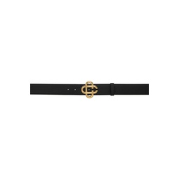 Black CC Logo Buckle Belt 231195F001000