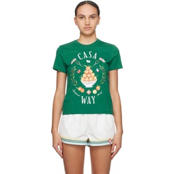 Green Casa Way T Shirt 241195F110001