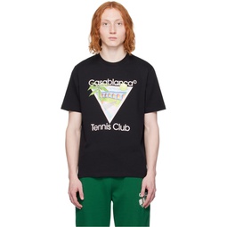 SSENSE Exclusive Black Tennis Club Icon T Shirt 241195M213011