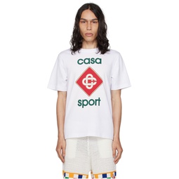 White Casa Sport T Shirt 232195M213006