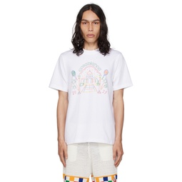 White Rainbow Crayon Temple T Shirt 232195M213010