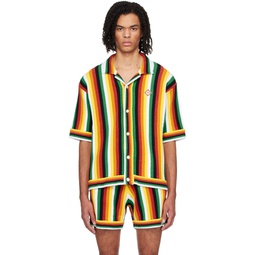 Multicolor Striped Shirt 241195M192046