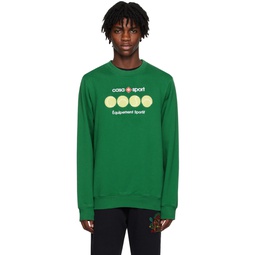 Green Tennis Balls Sweatshirt 232195M204008