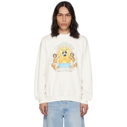 White Music For The People Sweatshirt 232195M204009