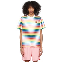 Multicolor Striped T Shirt 231195M213035
