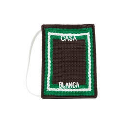 Brown Scuba Mini Crocheted Bag 232195M170000