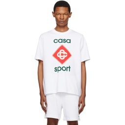White Casa Sport T Shirt 231195M213033