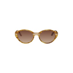 Brown Cannes Sunglasses 221195M134002
