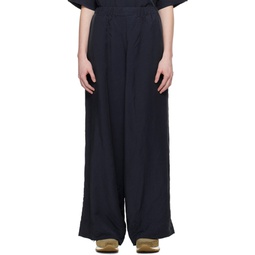 Navy Paola Trousers 241007F087014