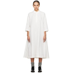 White Wow Wow Midi Dress 241007F054003