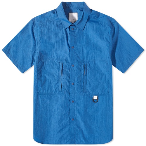  CAYL Short Sleeve Nylon Hiker Shirt Blue