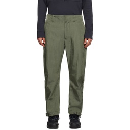 Green Curve Trousers 232851M191018