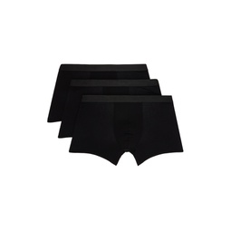 Three Pack Black Boxer Briefs 241425M216010