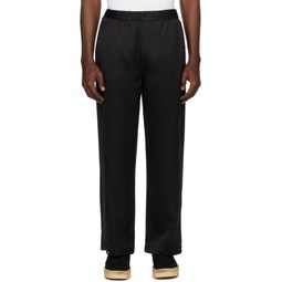 Black Home Trousers 241425M191000
