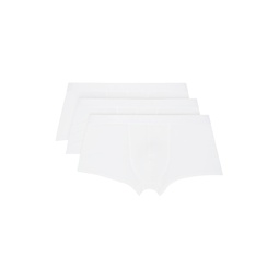 Three Pack White Boxers 232425M216009