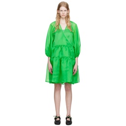 Green Mirabelle Midi Dress 231002F054010