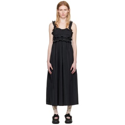 Black Giovanna Midi Dress 241002F054021