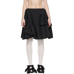 Black Vanilla Miniskirt 241002F090000
