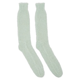 Green Ivette Socks 231002F076000