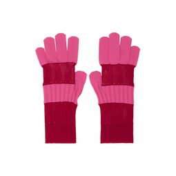 Pink   Red Fluted Gloves 222587F012001