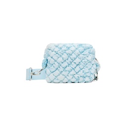 SSENSE Exclusive Blue Quilted Side Bag 241785M170000