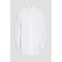 Marian cotton-blend broderie anglaise shirt