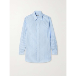 CHARVET Striped cotton-poplin shirt