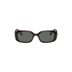 Brown LAX Sunglasses 241230F005024