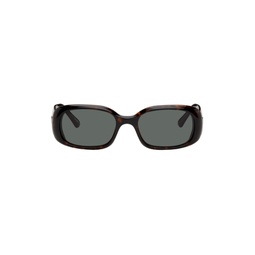 Brown LAX Sunglasses 241230M134006