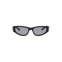 Black Slim Sunglasses 241230M134003