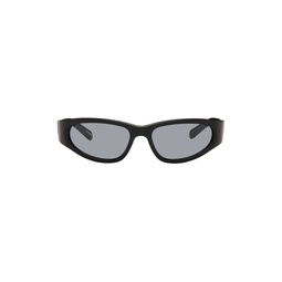 Black Slim Sunglasses 241230M134003