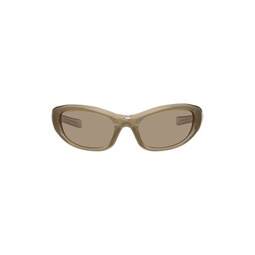 Beige Fog Sunglasses 241230M134023