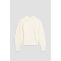 Aran cable-knit wool sweater