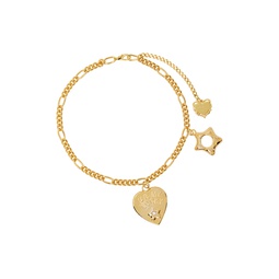 Gold Lucky Star Necklace 241529M145002
