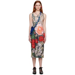 SSENSE Exclusive Multicolor Mars Midi Dress 231529F054015