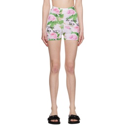 SSENSE Exclusive White Rose Shorts 231529F088012