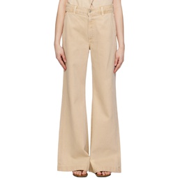 Beige Beverly Jeans 241030F069042