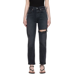 Black Jolene Straight Jeans 222030F069013
