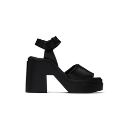 Black Nelio Heeled Sandals 231534F125004
