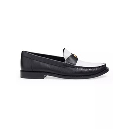 Jolene Colorblocked Leather Loafers